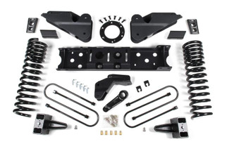 Zone Offroad 2019 Ram 3500 4in Radius Arm Bracket Gas - 2in Rear Block w/ Overload - Nitro Shocks