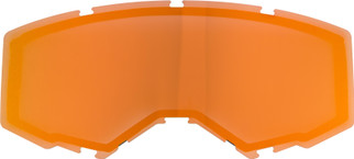 Dual Lens W/o Vents Adult Polarized Orange Mirror/smoke