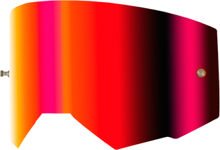 Single Lens W/ Post Adult W/ Light Red Mirror/amber Lens