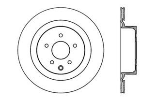 StopTech Infiniti G37 / Nissan 370Z SportStop Slotted & Drilled Rear Left Rotor