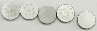 Valve Shims 10.00x2.50mm 5/pk