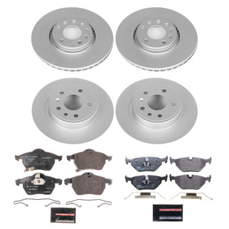 Power Stop 00-01 Saab 9-5 Front & Rear Euro-Stop Brake Kit
