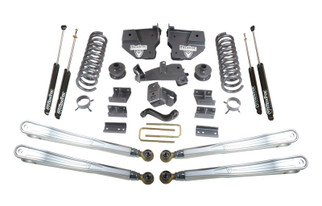 MaxTrac 14-18 RAM 2500 4WD 6in/3in MaxPro Coil Lift Kit w/4-Link Arms & MaxTrac Shocks