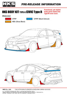 HKS BODY KIT TYPE-S FL5 S-Skirt