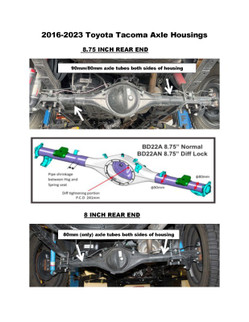 Progress Tech LT 16-23 Toyota Tacoma w/ 8.75in Rear Axle (2WD/4WD) Rear Sway Bar 0.875in dia. (22mm)