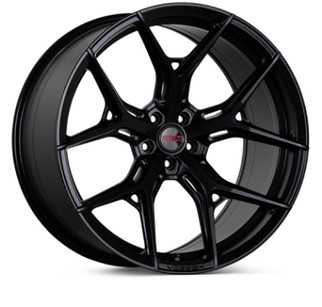 Vossen HF5 20X10 - 5X120 - ET23 - DEEP - 67.00 - SB - Satin Black Wheel