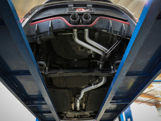 aFe Takeda 2-1/2in to 3in SS-304 Cat-Back Exhausts w/ Black Tip 13-17 Hyundai Veloster L4-1.6L