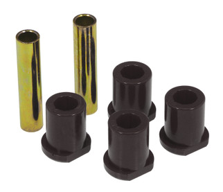 Prothane 80-98 Ford Truck 2/4wd (w/ Molded Shackles) Rear Frame Shackle Bushings - Black