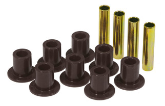 Prothane 87-96 Jeep Front Spring & Shackle Bushings - Black