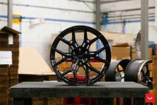 Vossen HF6-4 26x10 - 6x139.7 - ET25 - Deep Face - 106.1 - Gloss Black Wheel