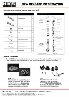 HKS HIPERMAX S VBH FULL CANCELLERKIT F PILLOW