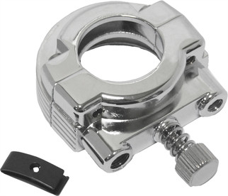 Throttle Clamp Dual Cable Screw In Chrome