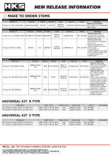 HKS S Type O/C KIT GDB F EJ207 BLK