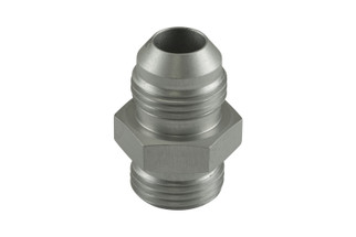 Turbosmart -8AN Flare to -8AN ORB Male Straight - Clear