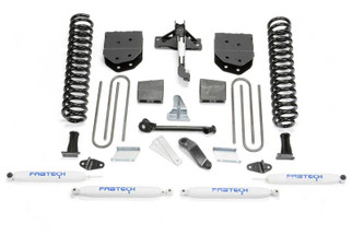 Fabtech 11-13 Ford F450/550 4WD 10 Lug 6in Basic Sys w/Perf Shks