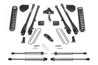 Fabtech 18 Ford F450/F550 4WD Diesel 6in 4Link Sys w/Coils & Dl Shks