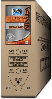 Big Twin Transmission Oil 85w140 6gal Bib