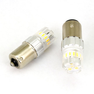 Led Bulb 1156 Red Pair 6w/bulb Smd Omni Directional