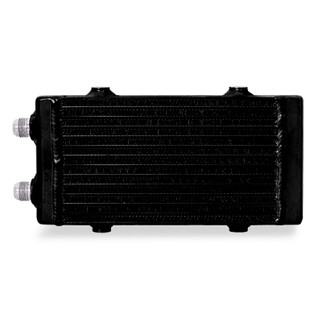 Mishimoto Universal Small Bar and Plate Dual Pass Black Oil Cooler