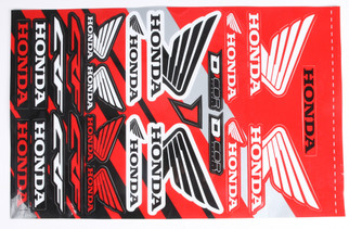 Honda Decal Sheet