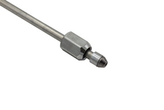 Fleece Performance 18in High Pressure Fuel Line (8mm x 3.5mm Line, M14x1.5 Nuts)