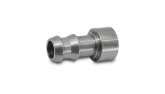 Vibrant 1/4in ID Hose Barbed Weld Bung - Mild Steel