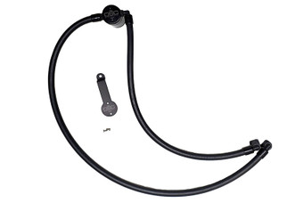 J&L 20-25 Jeep Wrangler 2.0L Driver Side Oil Separator 3.0 - Black Anodized