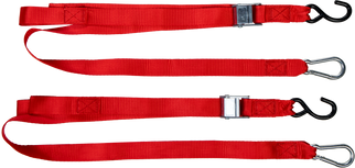 1.5" X 6' Tie-down Red 2/pk