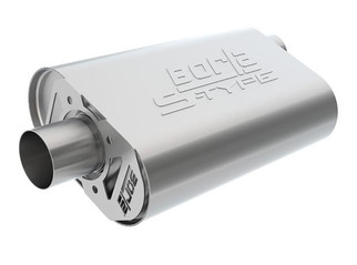 Borla CrateMuffler SBC Hot 350/383 2.5 inch Offset/Center 14in x 4.35in x 9in Oval Muffler