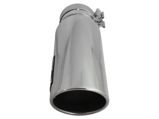 aFe Diesel Exhaust Tip Bolt On Polished 4in Inlet x 5in Outlet x 15in