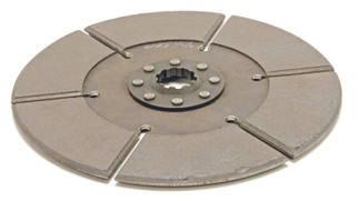McLeod Disc Sintered Iron HCF 11inX1-3/16X18 Spline Solid Hub 16 Riv .280 Thick