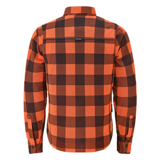 Speed and Strength Black Nine Mesh Moto Shirt Orange/Black - 2XL