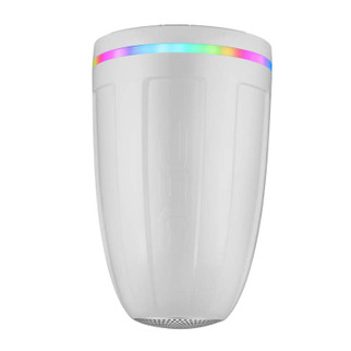 DS18 8in NXL-iQ Marine Tower Speaker with Digital LEDs Neodymium Magnet 1in Driver 350W 4Ohm White