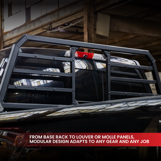 Gen-Y 17+ Ford F250/ F350 Defender 2 Outer Louver Panel for Headache Rack - Black