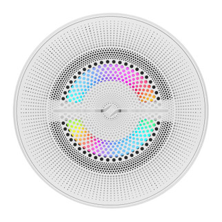 DS18 6.5in 2-Way 150 Watts RMS 4ohm Digital LED Lights Bullet Tweeter White