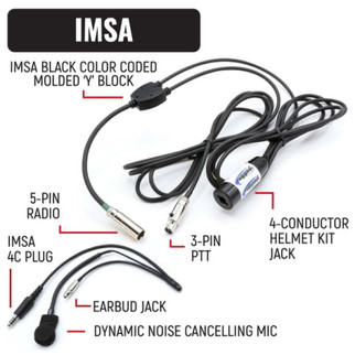 Rugged Radios IMSA Driver & Crew Chief Long Track Racing Kit w/ RDH16 Radios