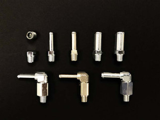 GReddy OPTIONAL 1/8BSP MALE to 3AN MALE, ALUM. FITTING