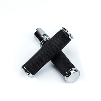 Bikers Choice Billet Aluminum Chrome Throttle-By-Wire Contour  Grips