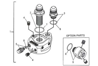 GReddy Type G Oil Block Assembly .75x16 AN10