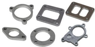 Vibrant 304 SS V-band Turbo Inlet Flange for PTE Medium Frame Turbo