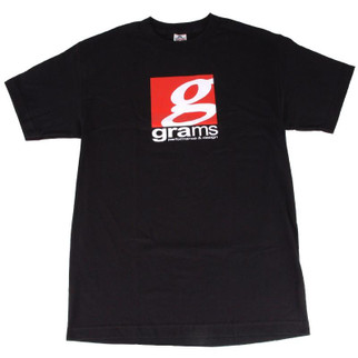 Grams Performance and Design Logo Black T-Shirt - M