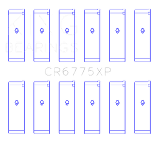 King Engine Bearings Nissan VQ35DE Performance Rod Bearing Set - Size STD