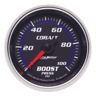 Autometer Cobalt 52mm 0-100psi Mechanical Boost Gauge