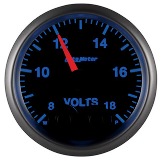 Autometer Elite 52.4mm Peak & Warn w/ Electronic Control 8-18 Volt Voltmeter