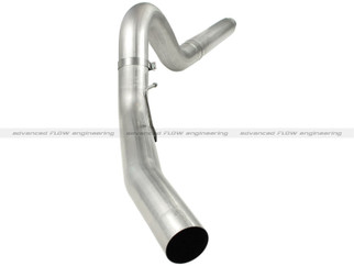 aFe MACH Force XP 5in DPF-Back Stainless Steel Exh Sys, No tip, Ford Diesel Trucks 08-10 V8-6.4L