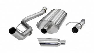Corsa 2011-2014 Ford F-150 6.2L V8 Polished Sport Cat-Back Exhaust