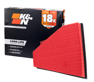 K&N Advantage Air Filter 18K Miles BMW 325 3.0L-L6 E90 & 330 E90 3.0L-L6 2006