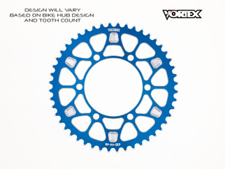 Vortex Racing V4 40 Tooth 420 Rear Sprocket - Blue