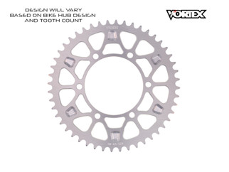 Vortex Racing V4 40 Tooth 420 Rear Sprocket - Silver