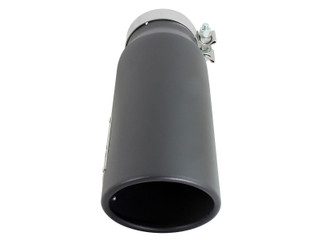 aFe Diesel Exhaust Tip Bolt On Black 4in Inlet x 5in Outlet x 15in